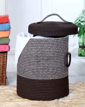 Colourblock Multipurpose Laundry Basket with Lid