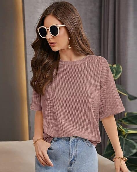 Buy Peach Tops for Women by Fashion Wear Online