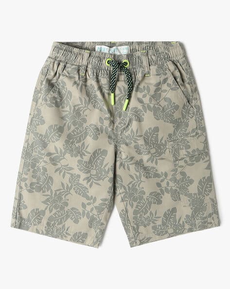 Buy Grey Shorts 3/4ths for Boys by POINT COVE Online