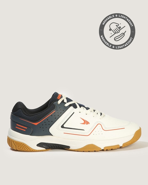 Men Lace-Up Badminton Shoes