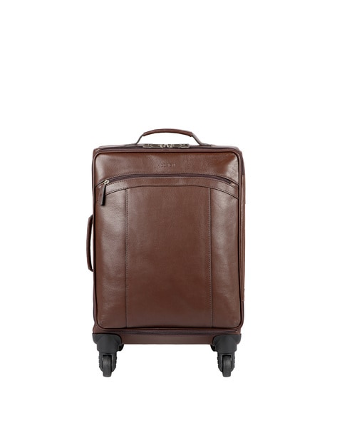 Buy Brown Luggage Trolley Bags for Men by HIDESIGN Online Ajio