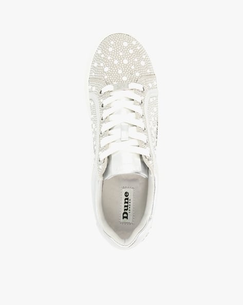 Buy Silver-Toned Sneakers for Women by Dune London Online