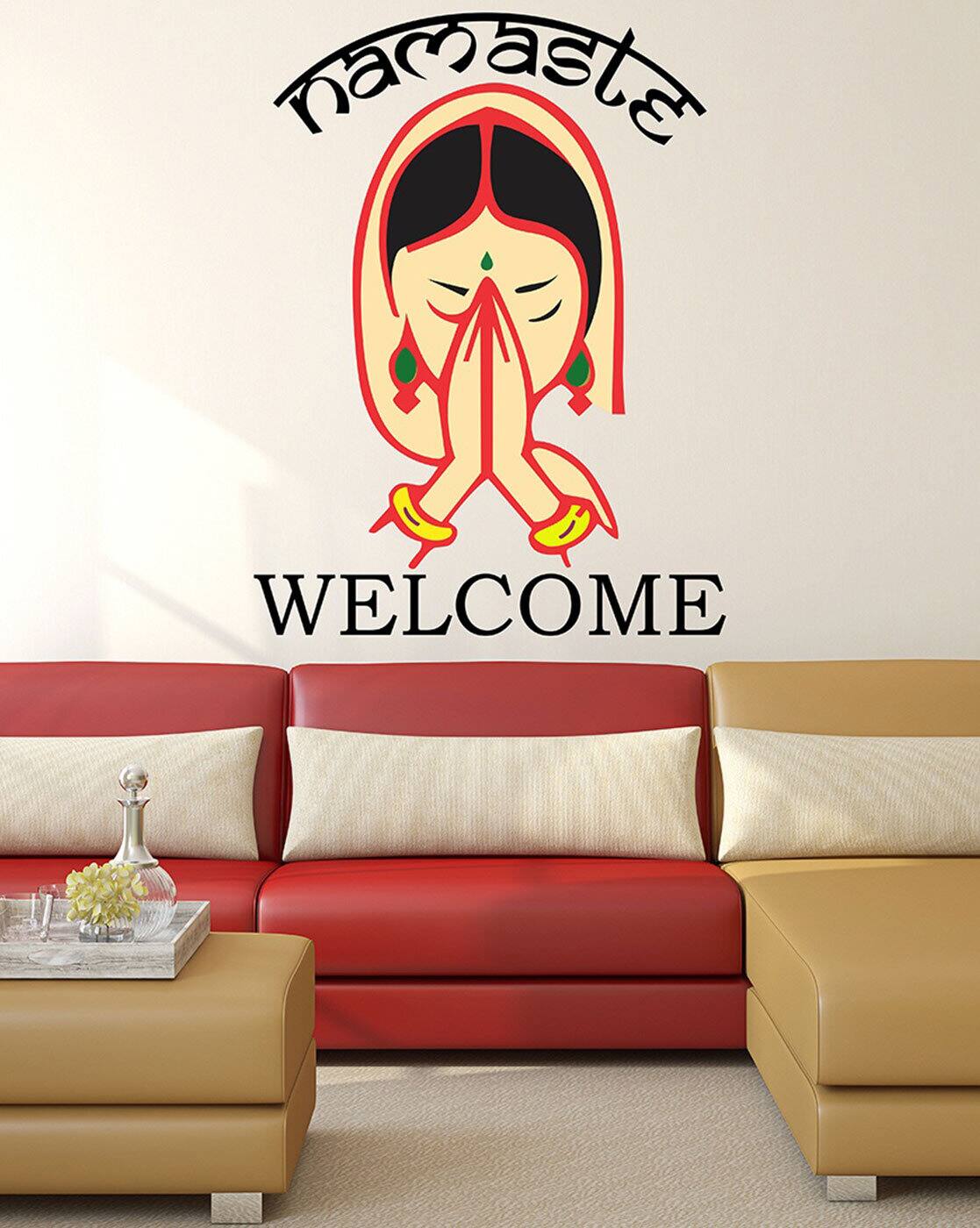 Buy WOLPEP Multicolor Vinyl Colourful Peacock Wall Sticker Online at Best  Prices in India - JioMart. Wall Decor Plus More Western Welcome Decals Hey Ya'll ビニールステッカ