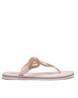 Set of 8 Pink Stripes Beaded Flatform Sandals main image 0