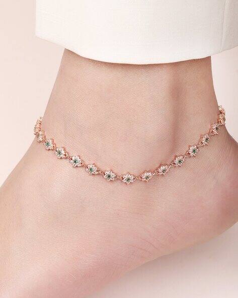 Buy Rose Gold Toned Traditional Jewellery for Women by Zavya Online Ajio