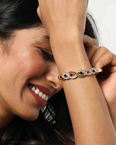 Sohi Gold-plated Stretch Bracelet