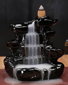 Dropping Fountain Holder Decorative Showpiece with 10 Smoke Backflow Scented