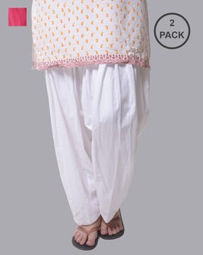 bitterlime Pack of 2 Women Patiala Pants-picture-49