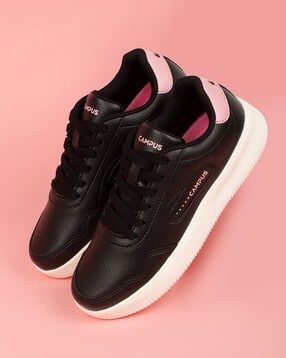 Women Low-Top Lace-Up Sneakers