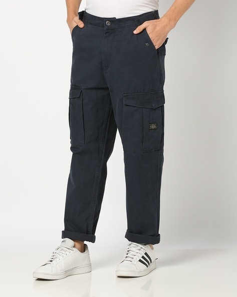 Men Loose Fit Cargo Pants