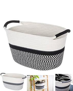 textile and beyond Foldable Jute Laundry Basket-picture-18