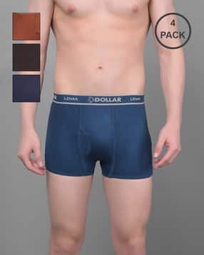 dollar lehar Pack of 4 Trunks with Elasticated Waistband-picture-37