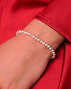 zavya Women Sterling Silver Pearlescent Opulence Bracelet-picture-31