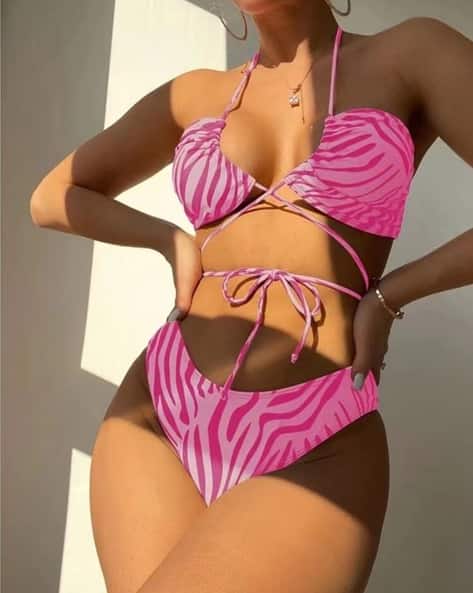 Buy Pink Swimwear for Women by DaFirenze Online