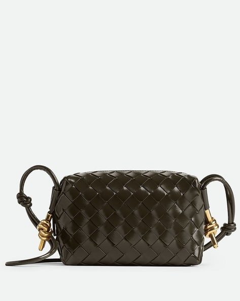 Buy BOTTEGA VENETA Loop Mini Camera Bag | Pink Color Women | AJIO LUXE