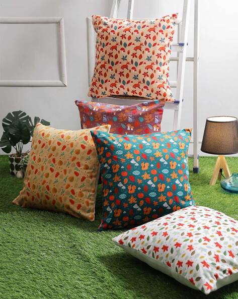 Floral print cushion covers best sale