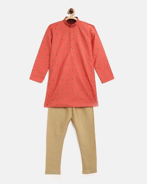 Readiprint Geometric Print Kurta Pyjama Set