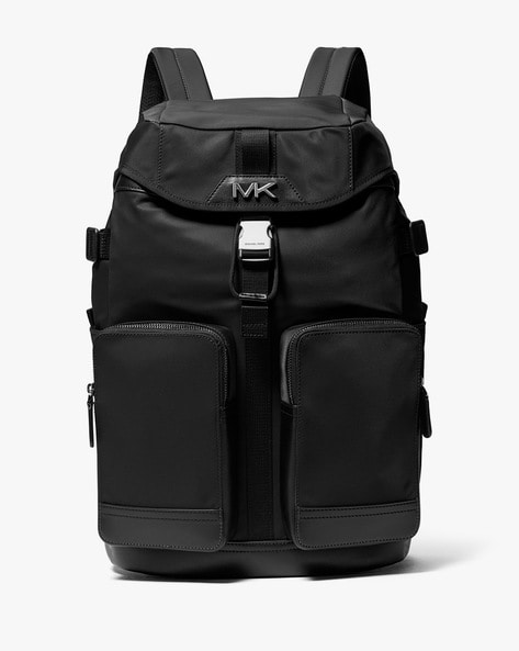 Buy Michael Kors Brooklyn Recycled Nylon Cargo Backpack Black Color Men AJIO LUXE