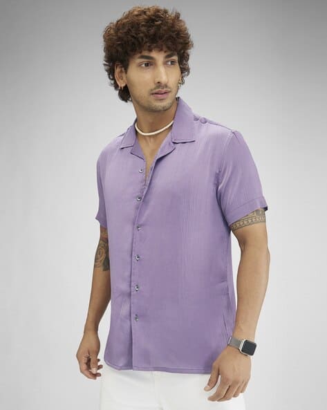 Buy Purple Shirts for Men by Vastrado Online | Ajio.com
