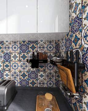 jaamso royals Mosaic Tile Design Self Adhesive Kitchen Wallpaper-picture-50