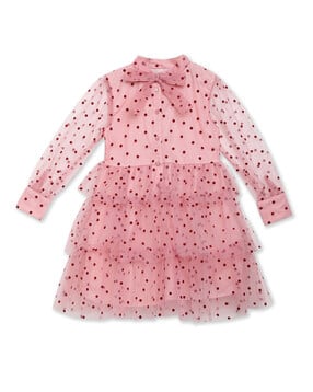 cherry crumble by nitt hyman Polka-dot Print Tiered Dress-picture-11