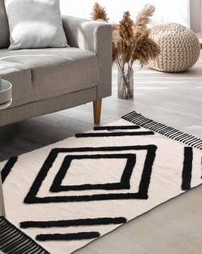 urban space Geometric Print Rectangular Shaped Rug-picture-20