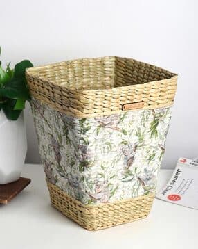 habere india Floral Print Grass Dustbin-picture-26