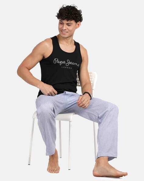 Buy Pepe Jeans Men Blue Straight Fit Mid Rise Cargo Jeans Online