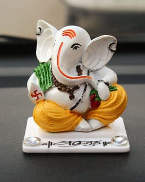 ecraftindia Decorative Lord Ganesha Showpiece for Car Dashboard-picture-50