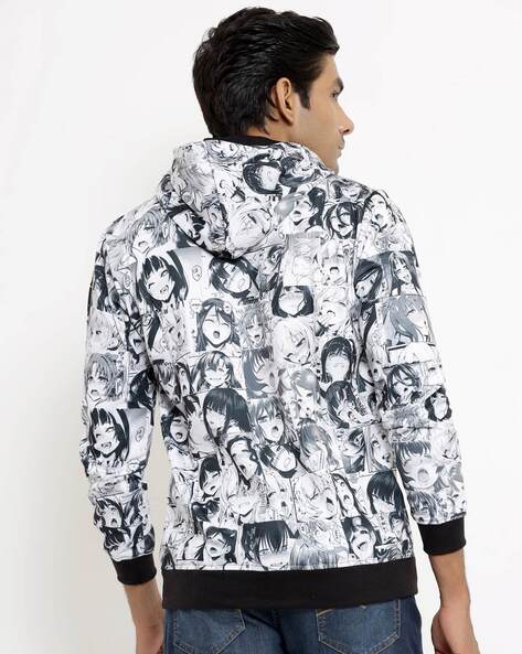 Ahegao print hoodies online