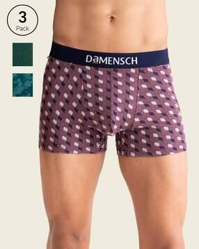 damensch Pack of 3 Printed Trunks-picture-46