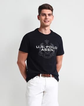 u.s. polo assn. Men Logo Print Slim Fit Crew-Neck T-Shirt-picture-14