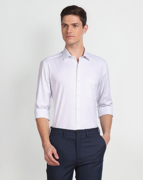 Arrow Men Checked Regular Fit Shirt