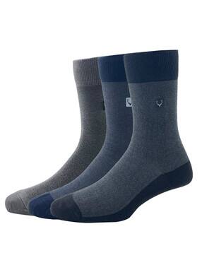 Pack of 3 Mid-Calf Length Socks