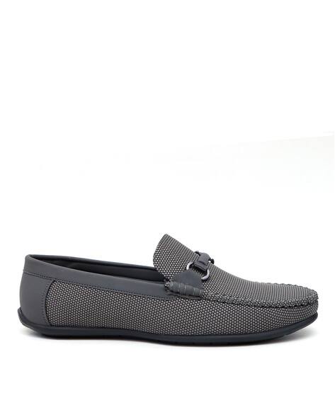 SHUAN Men Loafers with Metal Accent