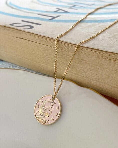 Coin Pendant Western Necklace