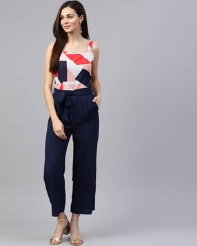 zima leto Geometeric Pattern Jumpsuit-picture-38