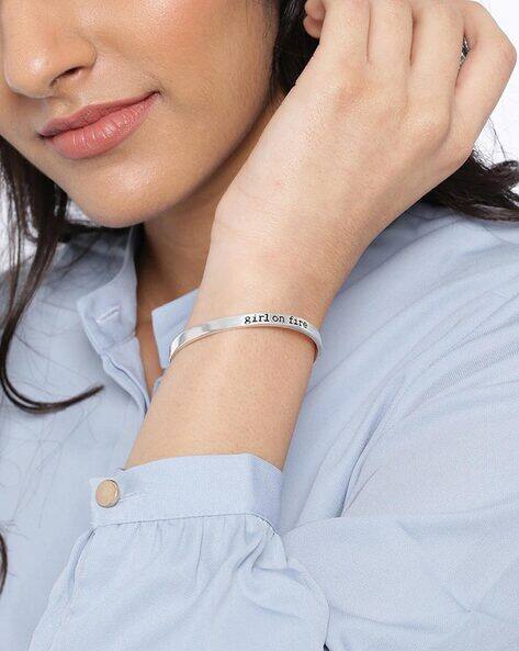 Buy Silver Bracelets Bangles for Women by Ayesha Online