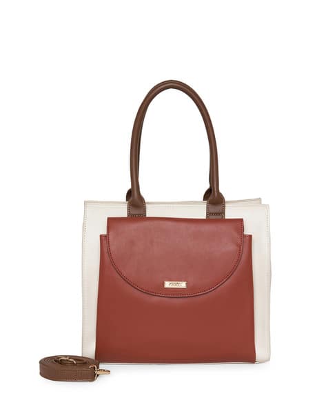 Colour-blocked Shoulder Bag