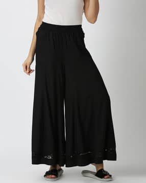 saffron threads Flared Palazzo with Elasticated Waist-picture-33