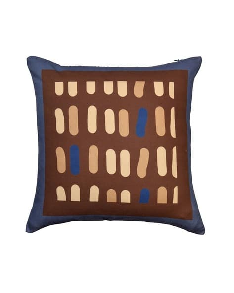 Indie Eye Home Blue Story Dash Cushion Covers 17" x 17"