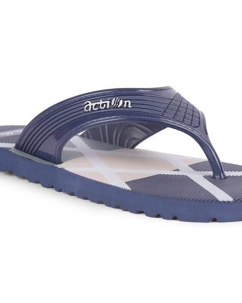 Buy Navy Flip Flop Slippers for Men by ACTION PLUS Online