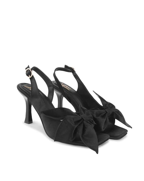 Women Slingback Kitten-Heeled Sandals