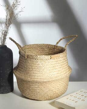 habere india Basket Weave Storage Basket-picture-34