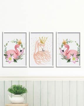 saf Set of 3 Rectangle-Shaped Modern Art Wall Painting-picture-23
