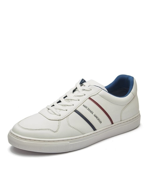 Men Lace-Up Sneakers with Round-Toe