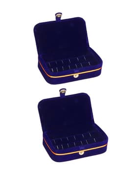 atorakushon Set of 2 Velour Jewellery Boxes-picture-29