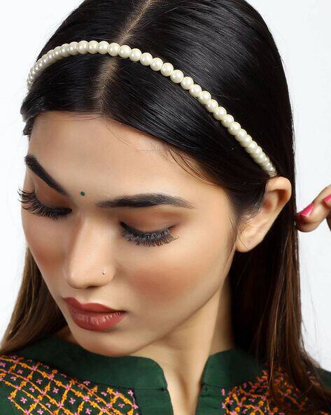 Buy White Hair Accessories for Women by Karatcart Online