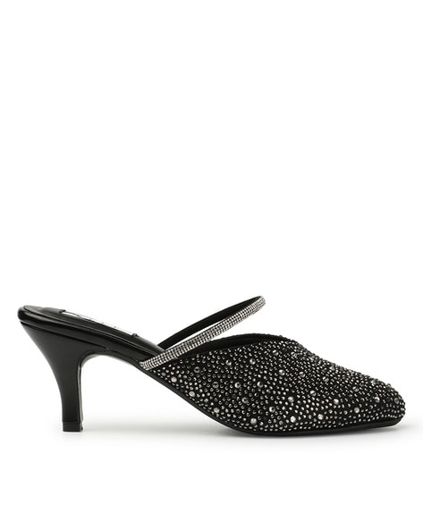 Elle Women Embellished Pointed-Toe Pumps