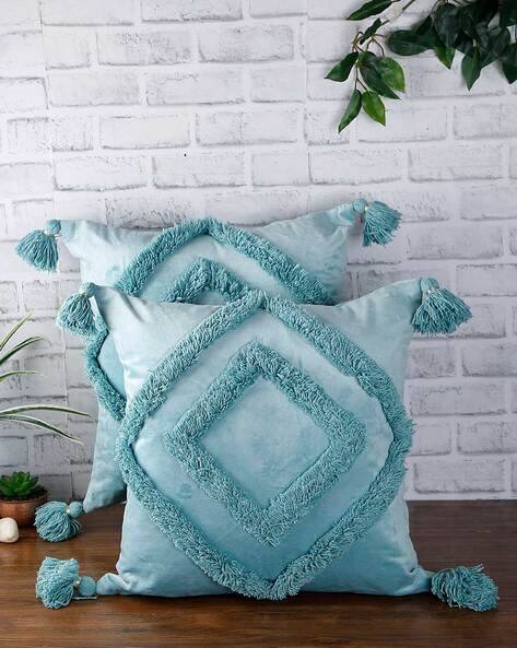 Buy Aqua Cushions Pillows for Home Kitchen by Eyda Online